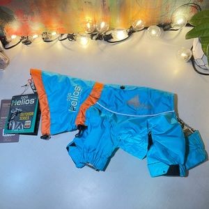 DOGHELIOS Windproof Waterproof Insulated Dog Jacket Coat, Blue, X-Small